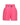 Pantaloncini in cotone fucsia con logo Eyestar